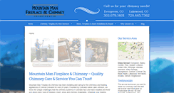 Desktop Screenshot of mtnmanchimney.com