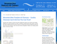 Tablet Screenshot of mtnmanchimney.com